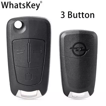 Складной автомобильный ключ-брелок с двумя кнопками для Opel Vauxhall Corsa D Astra J Zafira A Vectra B Mokka G Insignia