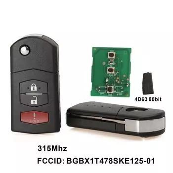 Складной автомобильный ключ jingyuqin, с 3/4 кнопками дистанционного управления, 315 мгц, для Mazda 3, 5, 6, CX-7, Miata, 4 d63, чип-брелок для Mazda 3, 5, 6, 1, 5, 5, 6, 4, 5, 6, 4, 4, 4, 4, 4, 4, 4, 4, 1, 1, 1, 4, 1, 4, 4, 1, 1, 4, 4, 4