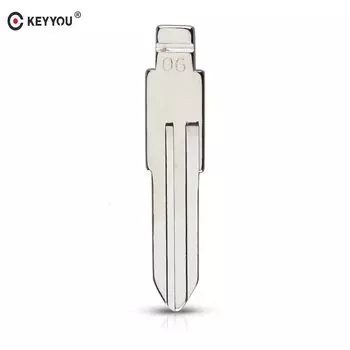 Складной автомобильный Стайлинг KEYYOU #06, замена лезвий пустой корпус для дистанционного ключа для Nissan Duke Bluebird Ban Demeano, сменный Стайлинг автомобиля