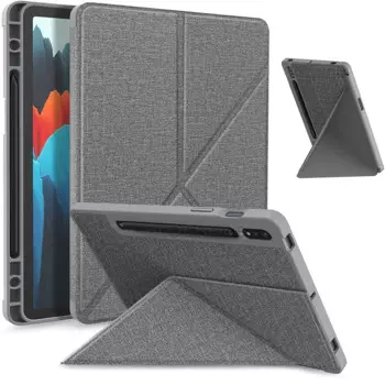 Складной чехол для Samsung Galaxy Tab S7, S8, 11 дюймов, планшетов SM-T870/X700, умный чехол-подставка для Tab S7 Plus 12,4 дюйма, T970, S7, FE, T730