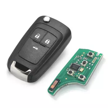 Складной флип-накопитель KEYYOU с 2/3/4 кнопками для Chevrolet Cruze Malibu Aveo Spark Sail orlando Key 433 МГц, чип ID46