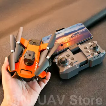 Складной Квадрокоптер K7 с ESC камерой обхода препятствий WIFI FPV мини Дрон БПЛА 4K оптический поток радиоуправляемые вертолеты игрушки бесплатный возврат