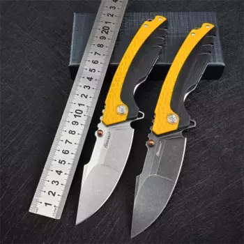 Складной нож KESIWO SD01 VG10, карманный складной клинок С флиппером и шарикоподшипником, лезвие G10, для кемпинга, охоты, кухни, выживания