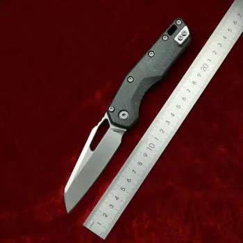 Складной нож LEMIFSHE MSI с шариковым подшипником, ручка из углеродного волокна Mark M390MK, лезвие, тактический инструмент для повседневного использования, карманный нож для кемпинга