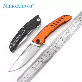Складной нож Nimoknives & Fatdragon, оригинальный дизайн, лезвие R7 D2, G10, многофункциональный инструмент из авиационного алюминия, для повседневного использования