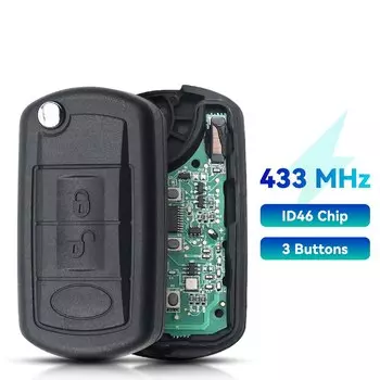 Складной пульт дистанционного управления KEYYOU 433 МГц с 3 кнопками для RANGE ROVER Sport Land Rover Discovery 3