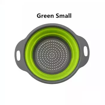 Складной силиконовый дуршлаг kitchya Drainage Basket