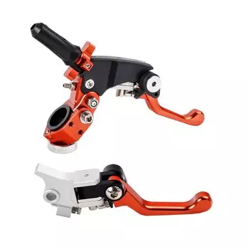 Складной скутер, 360 градусов, противоударные универсальные ручки для питбайка, экономия сил, тормоз сцепления, мотоциклетная ручка