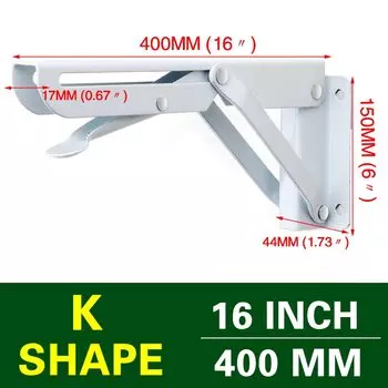 Складной угловой кронштейн NAIERDI, 2 шт.
