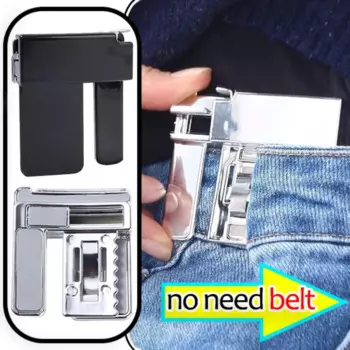 Складной зажим для пояса на брюки, термоусадочный зажим для талии, многофункциональная Регулируемая пряжка для брюк