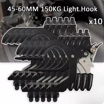 Складной зажим для сцены Yuer, 10 шт., 45-60 мм