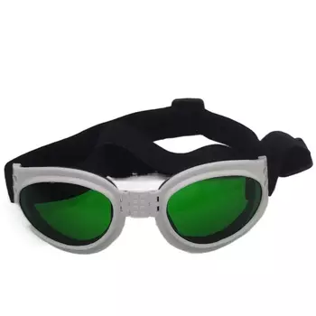 Складные лазерные защитные очки для домашних животных для красного лазера и ближнего инфракрасного лазера-нм OD2 +-нм OD4 + для собак и фототехники