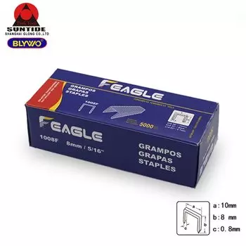 Гвоздь 13/4-6-8 1008F Скобы для деревянной мебели Гвоздь U-типа