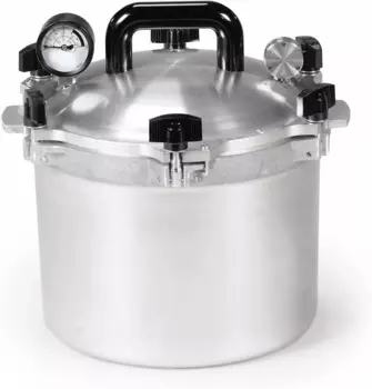 Скороварка/консер 10,5qt (The 910) — эксклюзивная система запечатывания от металла до металла — легко открывается и закрывается.
