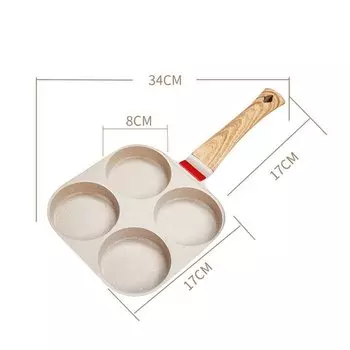 Сковорода JETTING с четырьмя отверстиями черная