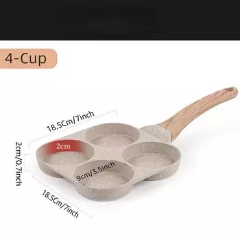 Сковорода MYVIT антипригарная с 2/4 отверстиями