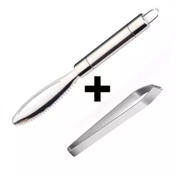 Скребок для чистки рыбы OIMG из нержавеющей стали