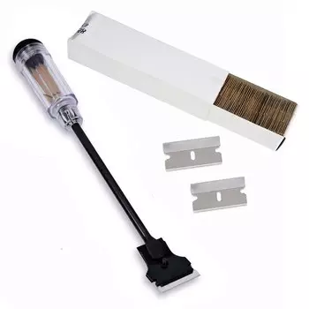 Скребок EHDIS для обмотки автомобиля, лезвие бритвы, скребок для резки, нож для виниловой обмотки, клей, оттенок, наклейка, шпатель, инструмент для очистки с длинной ручкой