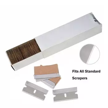 Скребок FOSHIO для Чистящая бритва стекол и окон автомобиля, 100 шт., инструмент для удаления тонировки Лопата для чистки