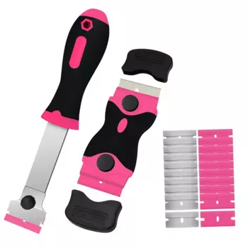 Скребок TOFAR с двойной кромкой для бритвы, набор инструментов для чистки этикеток, автомобильные наклейки, удаление наклеек, оконная тонировка, пленка, инструмент для чистки