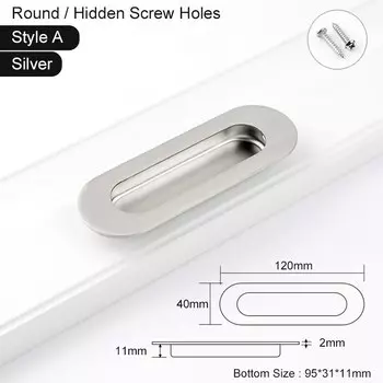 Скрытая ручка для шкафа imango из нержавеющей стали