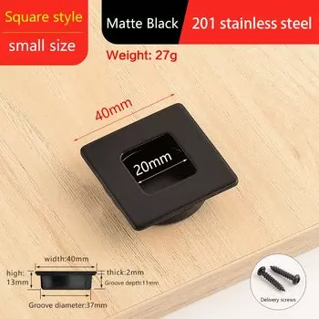 Скрытые ручки для мебели TOPNIKE из нержавеющей стали