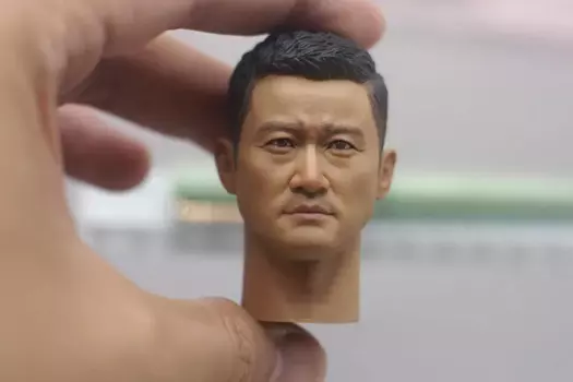 Скульптура GACTOYS 1/6 Азия Ву Цзин голова жесткого парня скульптура волка воин с шеей для 12-дюймовых кукол экшн аксессуары