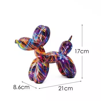 Скульптура воздушного шара собака Vilead