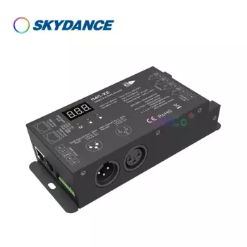 Skydance D4-XE Tuya 12V-36V 24V 8A/CH 4CH CV DMX512 Декодер RDM DMX ШИМ-контроллер частоты для одноцветной светодиодной ленты RGB RGBW