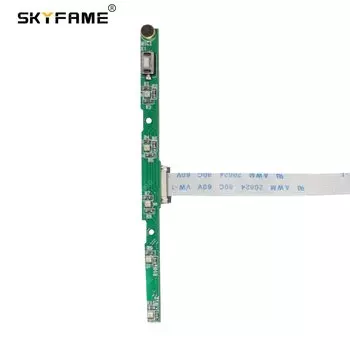 SKYFAME Автомобильная мультимедийная навигационная клавиатура Android Подсветка панели поддерживает соответствие цветов RGB