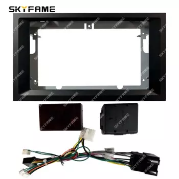 SKYFAME автомобильная рамка, лицевой адаптер, декодер Canbus Box, Android радиоприемник, комплект панели для крепления приборной панели для Benz Actros