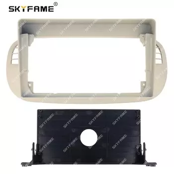 SKYFAME автомобильная рамка, лицевой адаптер, Android-радио, комплект панели для крепления приборной панели для Fiat 500