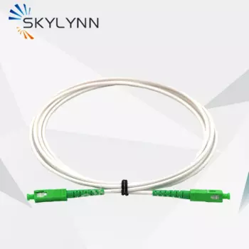 SKYLYNN 50 шт. 1 метр SC/APC SC/UPC OS2 SM G652D SX Core 3,0 мм Белый волоконно-оптический патч-корд для FTTH