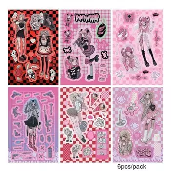 SKYSONIC наклейки для альбома 6 шт.