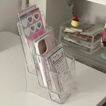 SKYSONIC Прозрачный акриловый стеллаж для карточек