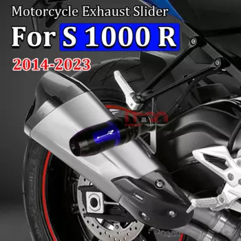 Слайдер выхлопных газов мотоцикла, защита от падений S 1000 R 2022 для BMW S1000R 2021 S1000 1000R 2014 2016 2017 2020 2023, аксессуары