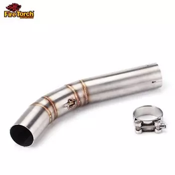 Слипоны для Voge 300 AC системы выхлопных газов мотоцикла, Модифицированная трубка из нержавеющей стали, средняя Соединительная труба, соединительный глушитель 50,8 мм