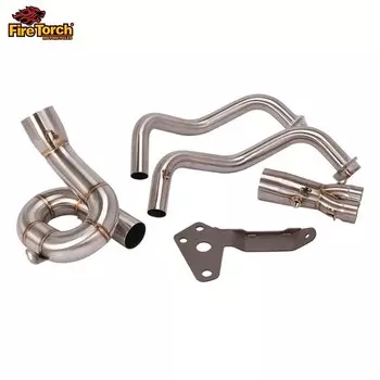 Слипоны для Yamaha MT 07 Mt-07 FZ 07 XSR 700 2014 - 2021 выхлопная система мотоцикла полная система Escape Moto Передняя звеньевая труба мотокросс