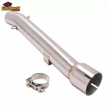 Слипоны для YAMAHA YZF FZ1 FZ1S 2001-2005 Link Средний выхлопной трубы для мотоцикла, выхлопная средняя труба, мотоциклетный глушитель, гоночный велосипед