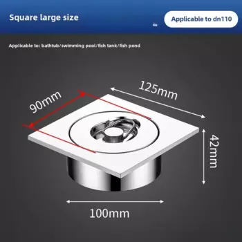 Слив для рыбной чаши, слив для бассейна, крышка для слива в пол, слив для душа против прически, пробка для ванны, аксессуары для ванной комнаты