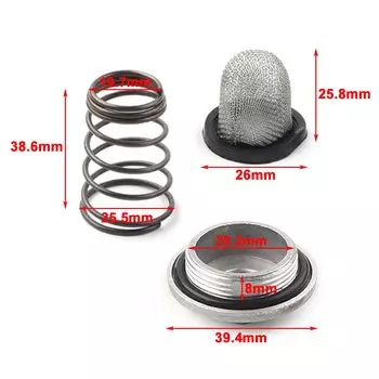 Сливная пробка для скутера, набор масляных фильтров GY6 150cc QMB139 50cc, китайские детали для скутера