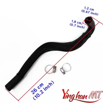 Сливная труба масляного бака мотоцикла для harley Softail Fat Boy Heritage Classic Deluxe Breakout Cross Bones Fxcwc 2001-2017