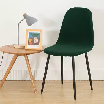 Слизкие мягкие эластичные чехлы на стулья из молочного шелка, полное покрытие, нескользящий дизайн корпуса для стульев, защитные 28 цветов