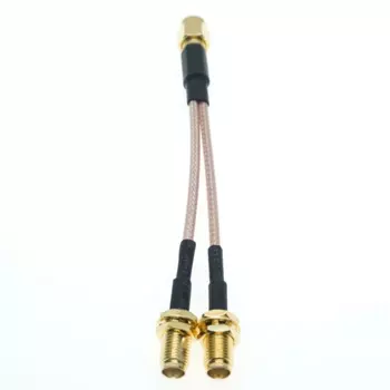 LZQLY CABLE разветвитель RG316 SMA male на 2x SMA female