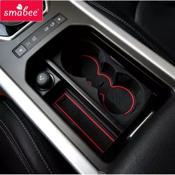 Smabee автомобильный Противоскользящий слот для ворот коврик для Land Rover Range Rover Evoque 2012 ~ 2018 аксессуары для интерьера подстаканники Автомобиль Подставка