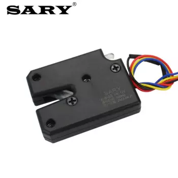 Маленький пластиковый замок с титановым проводом, 3 в, 5 В, 12 В постоянного тока, миниатюрный Электрический замок, электронный ремень с сигналом обратной связи