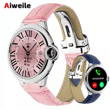 Смарт-часы Aiweile AW28 для мужчин и женщин, корейский дизайн 2024, поддержка спортивных режимов, Bluetooth-вызов, голубой воздушный шар, часы «сделай сам», циферблат