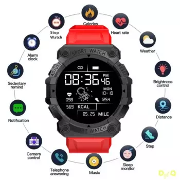 Смарт-часы B33 с Bluetooth, пульсометром и шагомером