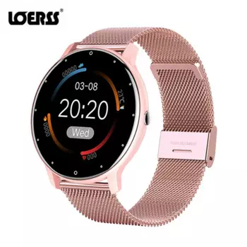 Смарт-часы LOERSS GT3 женские с сенсорным экраном, IP67, Bluetooth