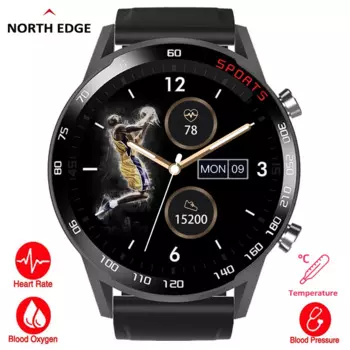 Смарт-часы мужские с фитнес-трекером, пульсометром и шагомером